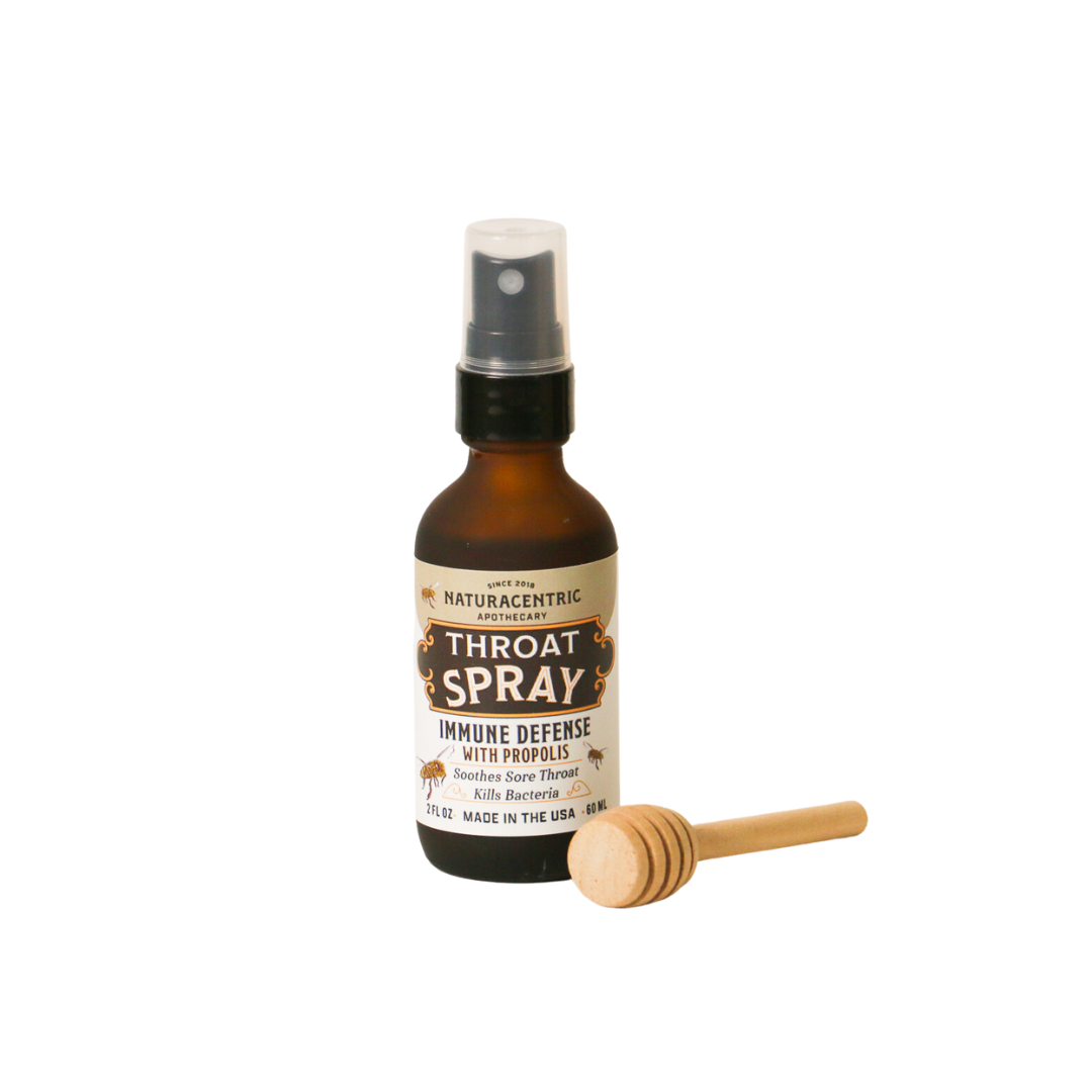 Immune Defense Throat Spray with Propolis & Honey