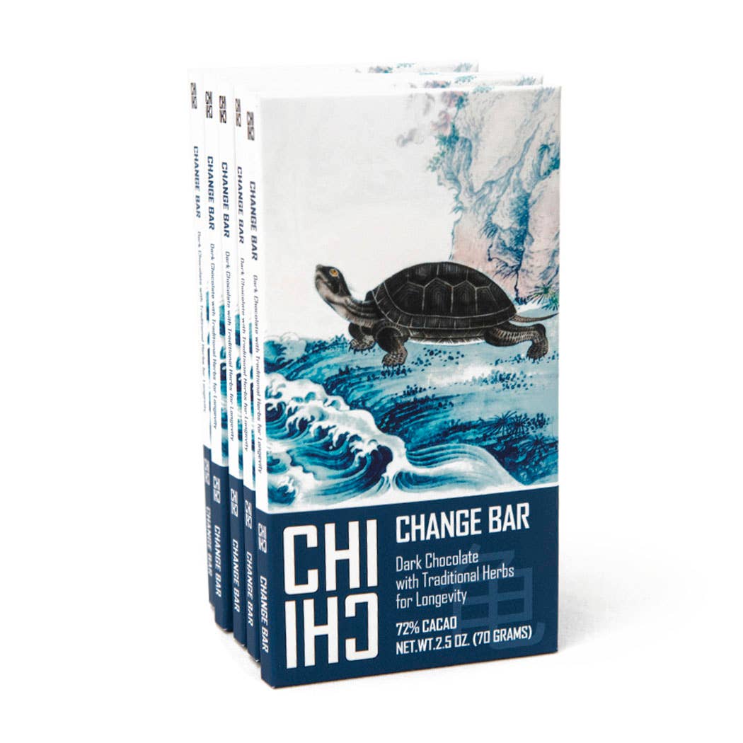 CHANGE Bars Pack (10 bars total) Vegan Herbal Chocolate Bars