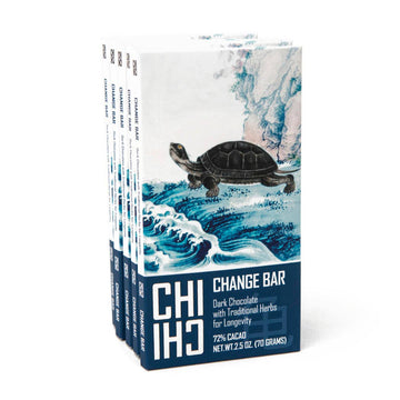 CHANGE Bars Pack (10 bars total) Vegan Herbal Chocolate Bars