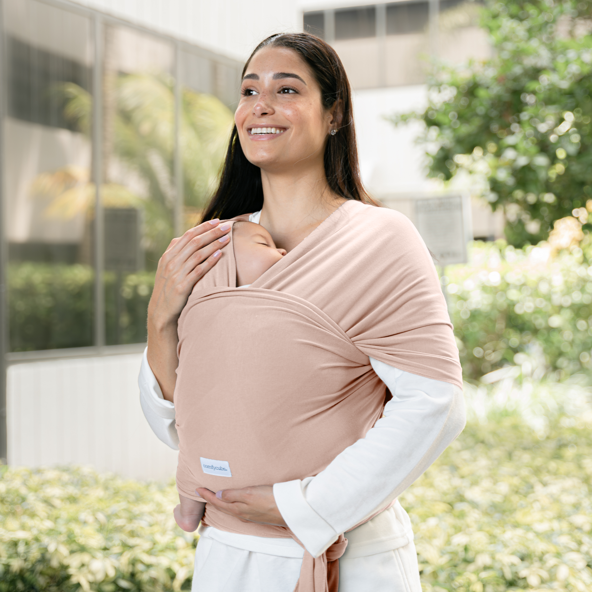 Baby Wrap Carrier, Soft & Secure Infant Wrap by Comfy Cubs