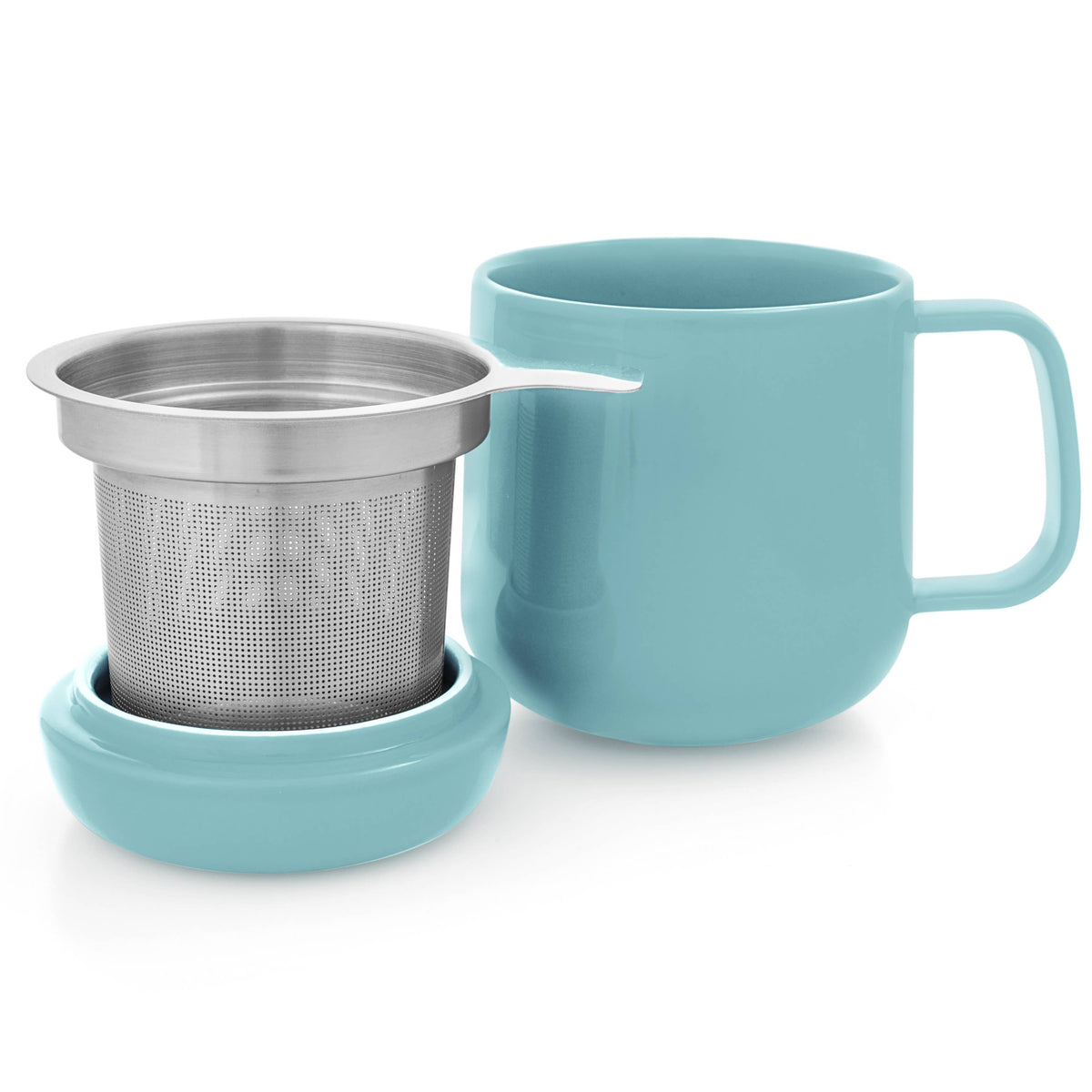 Sumo Porcelain Matte Finish Mug Cup With Infuser 15oz