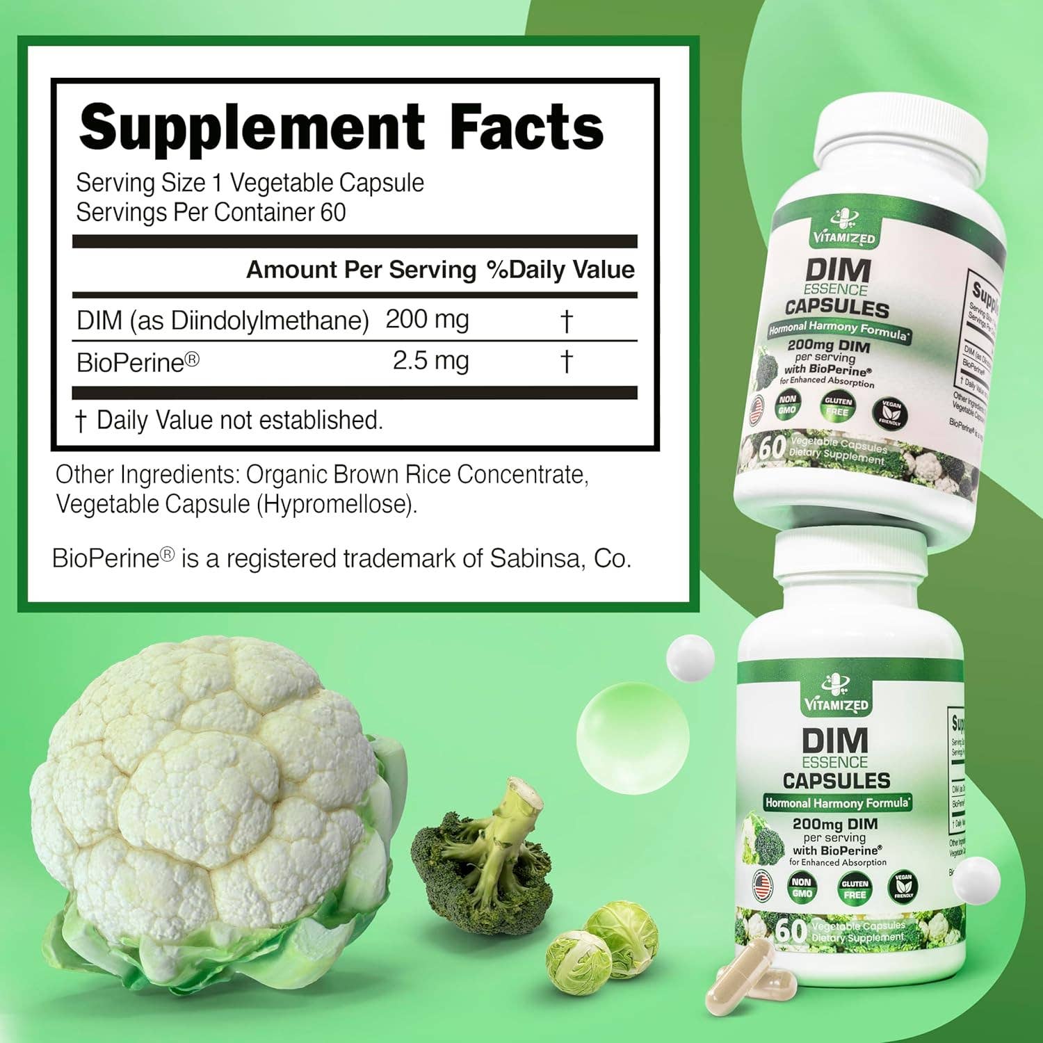 Dim Estrogen Supplement, for Hormone Harmony & Skin Health