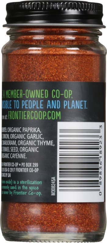 Frontier Co-op Cajun Seasoning, Certified Organic