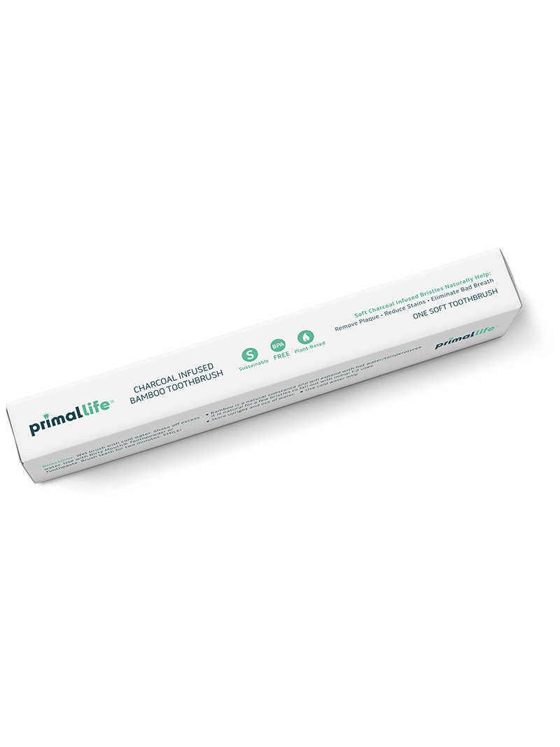Charcoal Infused Bamboo Toothbrush