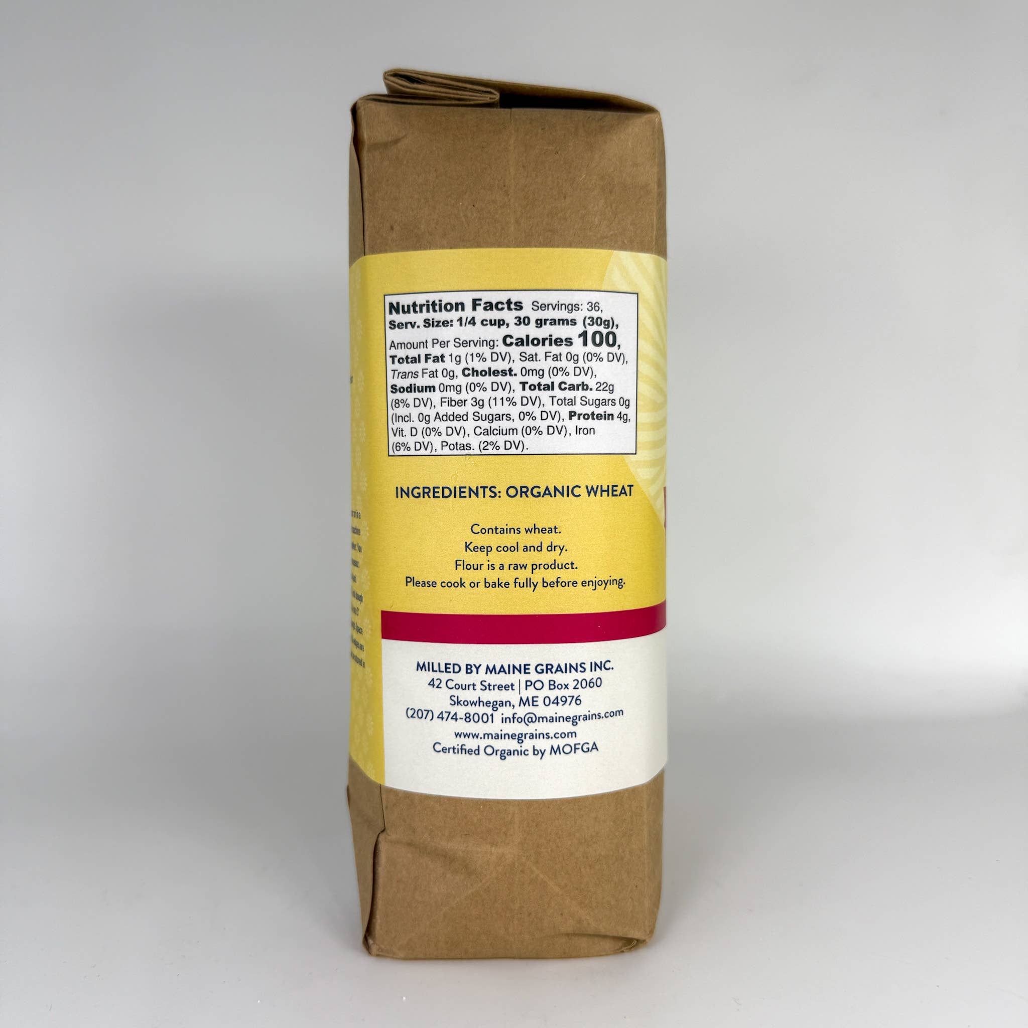 Organic Whole Wheat Flour / 6x2.4#