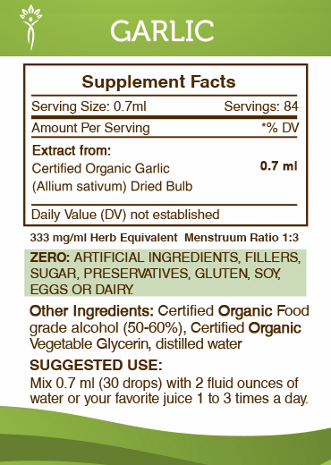 Garlic Tincture