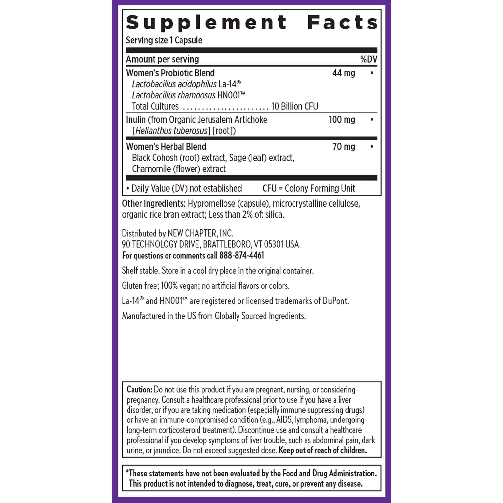 All-Flora™ Probiotic Menopause Balance, 30 Vegan Capsules
