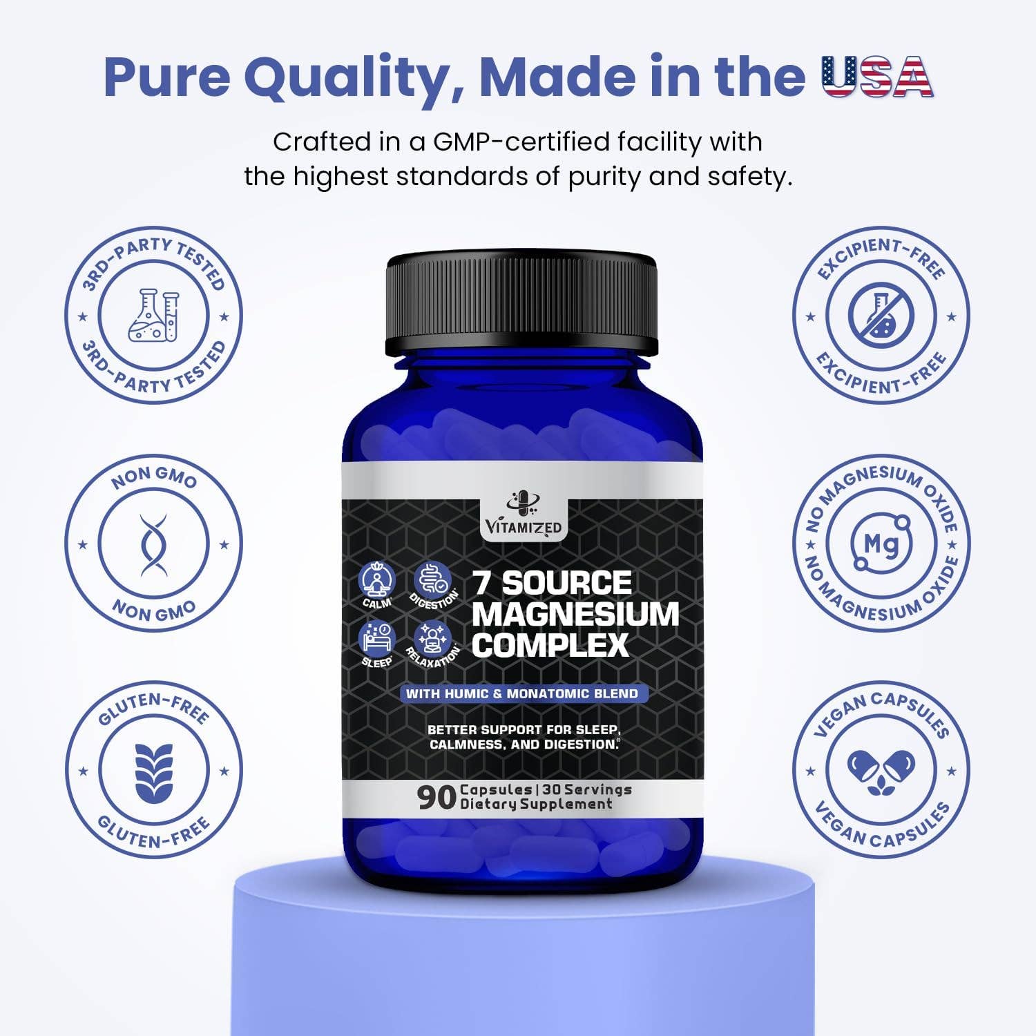 Magnesium Complex for Sleep, Relaxation, Digestion & Calm
