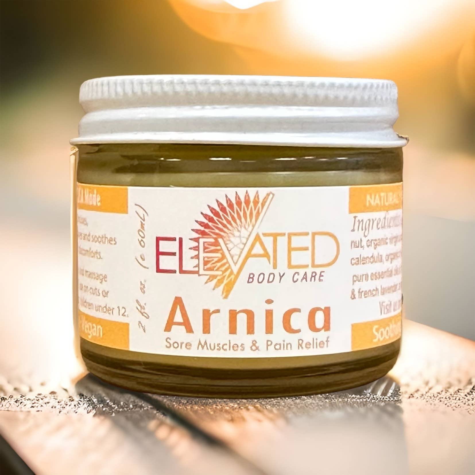 ELEVATED - Arnica - Natural sore muscle relief & bruising