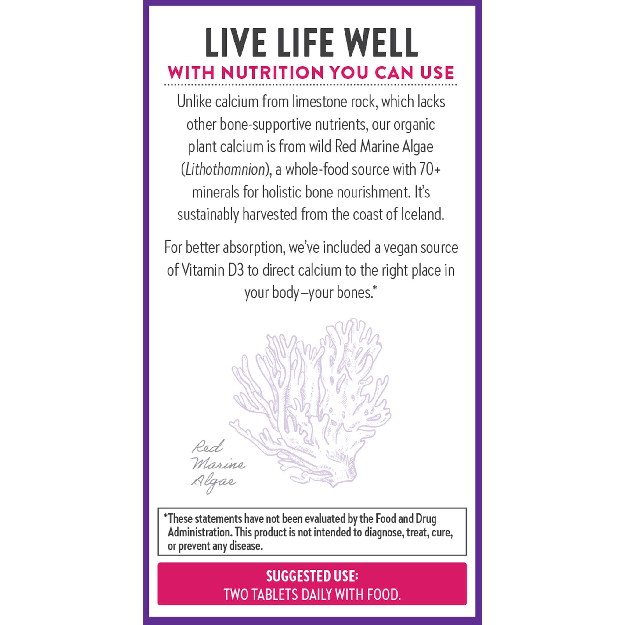 Organic Plant Calcium: Women Under 40