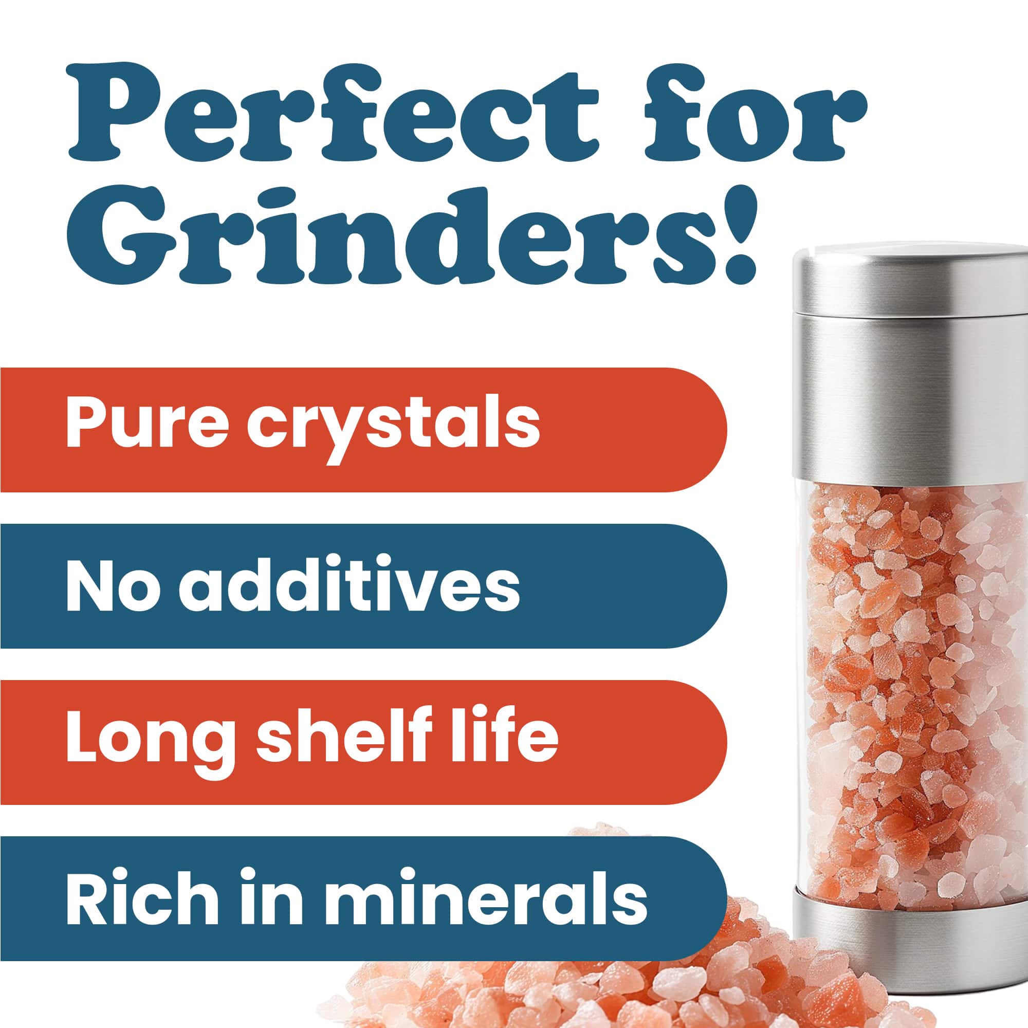 Himalayan Pink Salt – Coarse Grain, Vegan, Kosher, Bulk