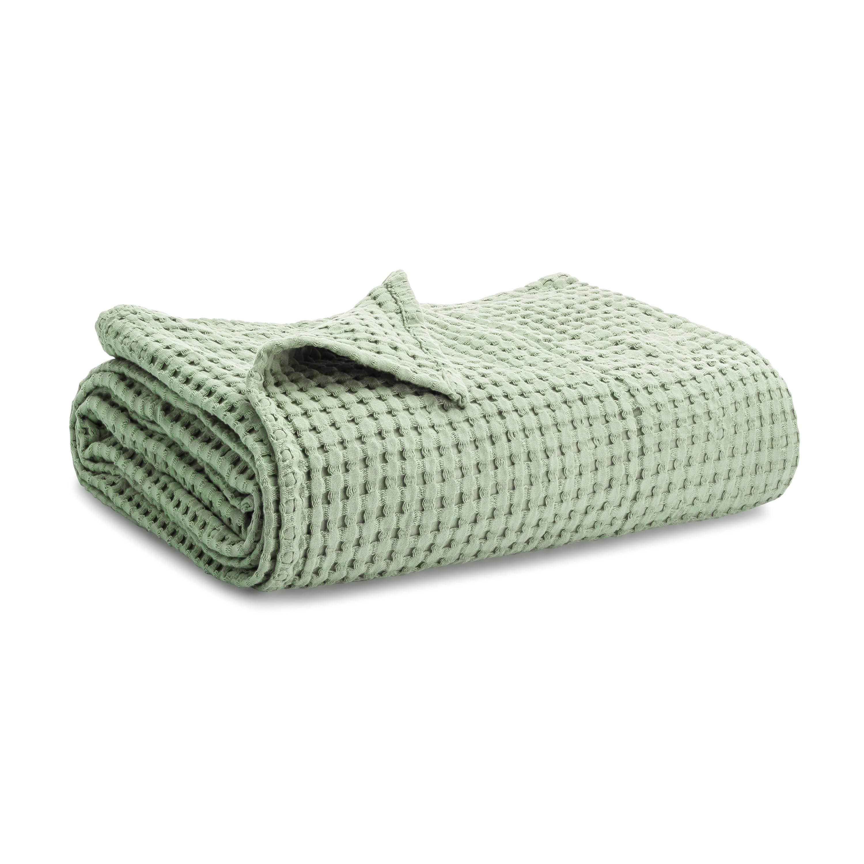 Waffle Baby Blanket, 40" x 40" Swaddle Blanket by Comfy Cubs