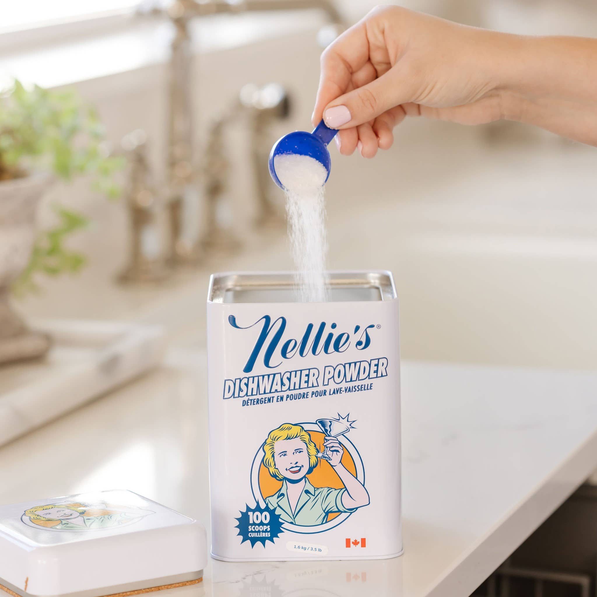 Dishwasher Powder - Dish Detergent - 100 Scoop Tin