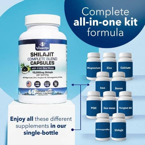 Pure Himalayan Shilajit Blend - Boost Stamina & Athleticis
