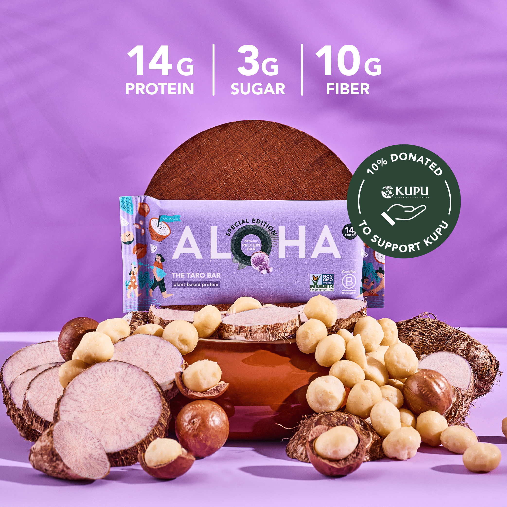 The Taro Bar ($14 for Pack of 6)