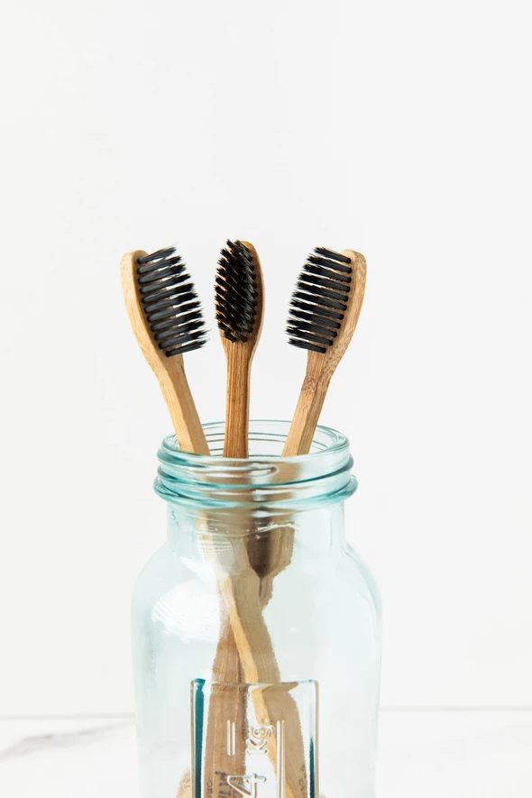 Charcoal Infused Bamboo Toothbrush