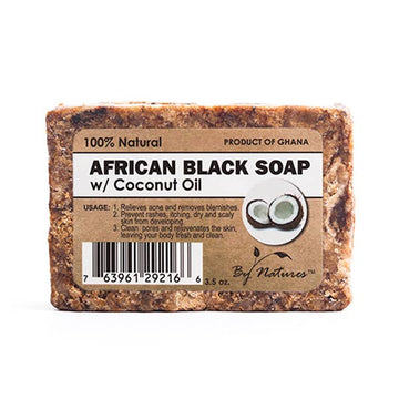 By Nature's Black Soap Coconut 3.5 oz