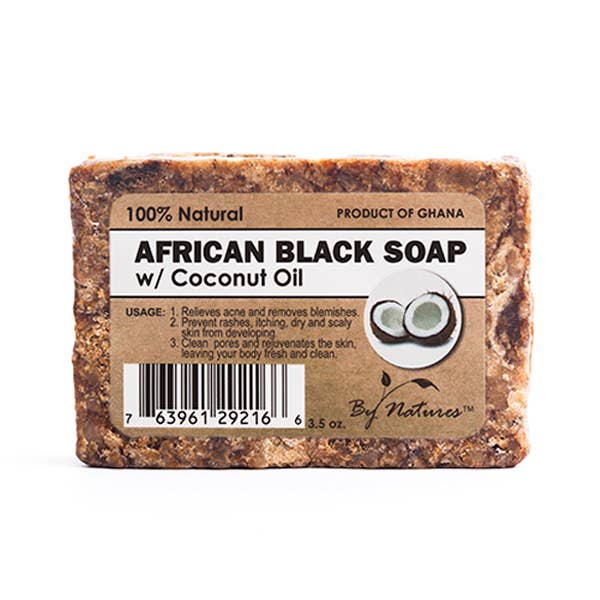 By Nature's Black Soap Coconut 3.5 oz