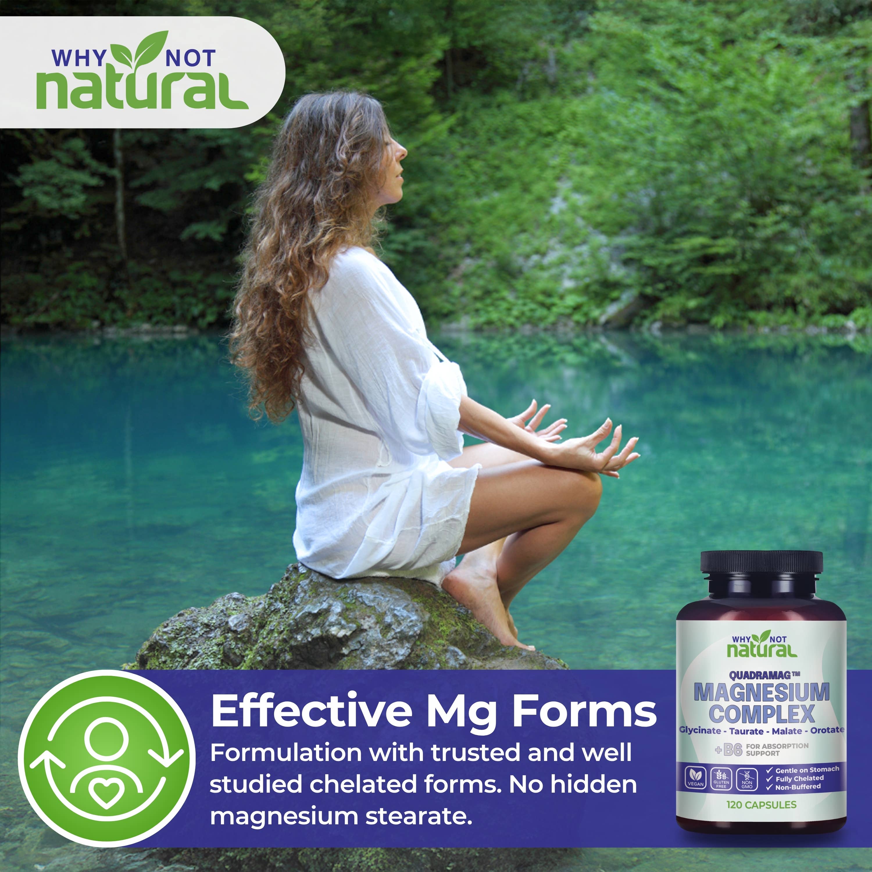 4-in-1 Magnesium Complex Supplement 300 mg per serving
