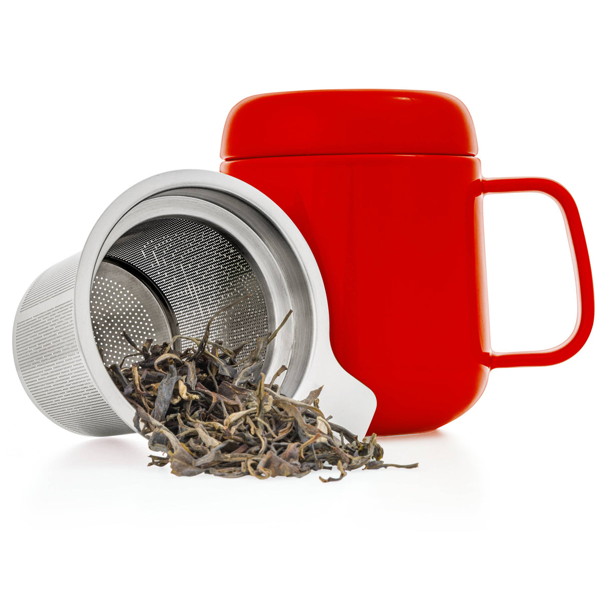 Sumo Porcelain Matte Finish Mug Cup With Infuser 15oz