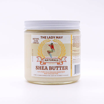100% Pure Unrefined Shea Butter – Cold-Pressed, Raw & Moisturizing