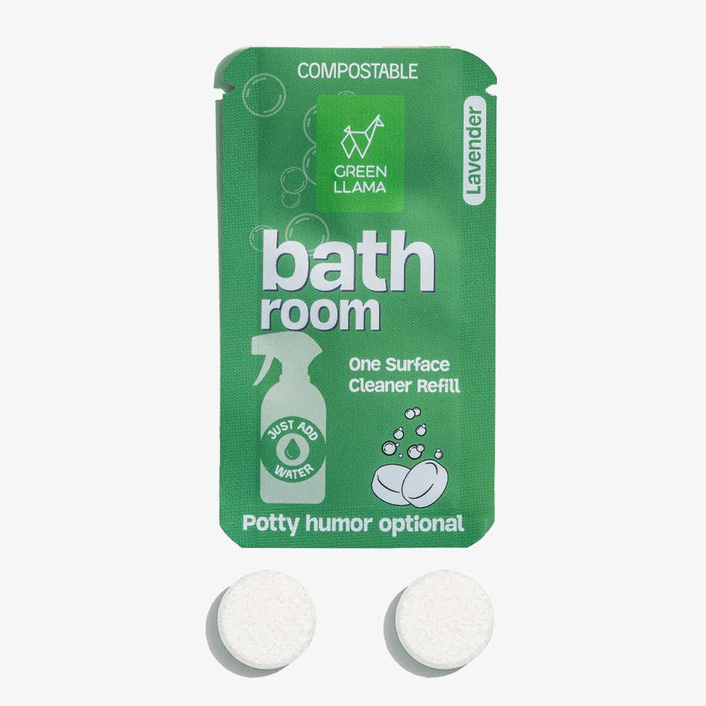 Green Llama Home Cleaning Kit - All-Purpose | Glass | Bath