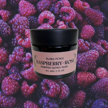 Raspberry+ Rose Whipped Honey AHA Mask