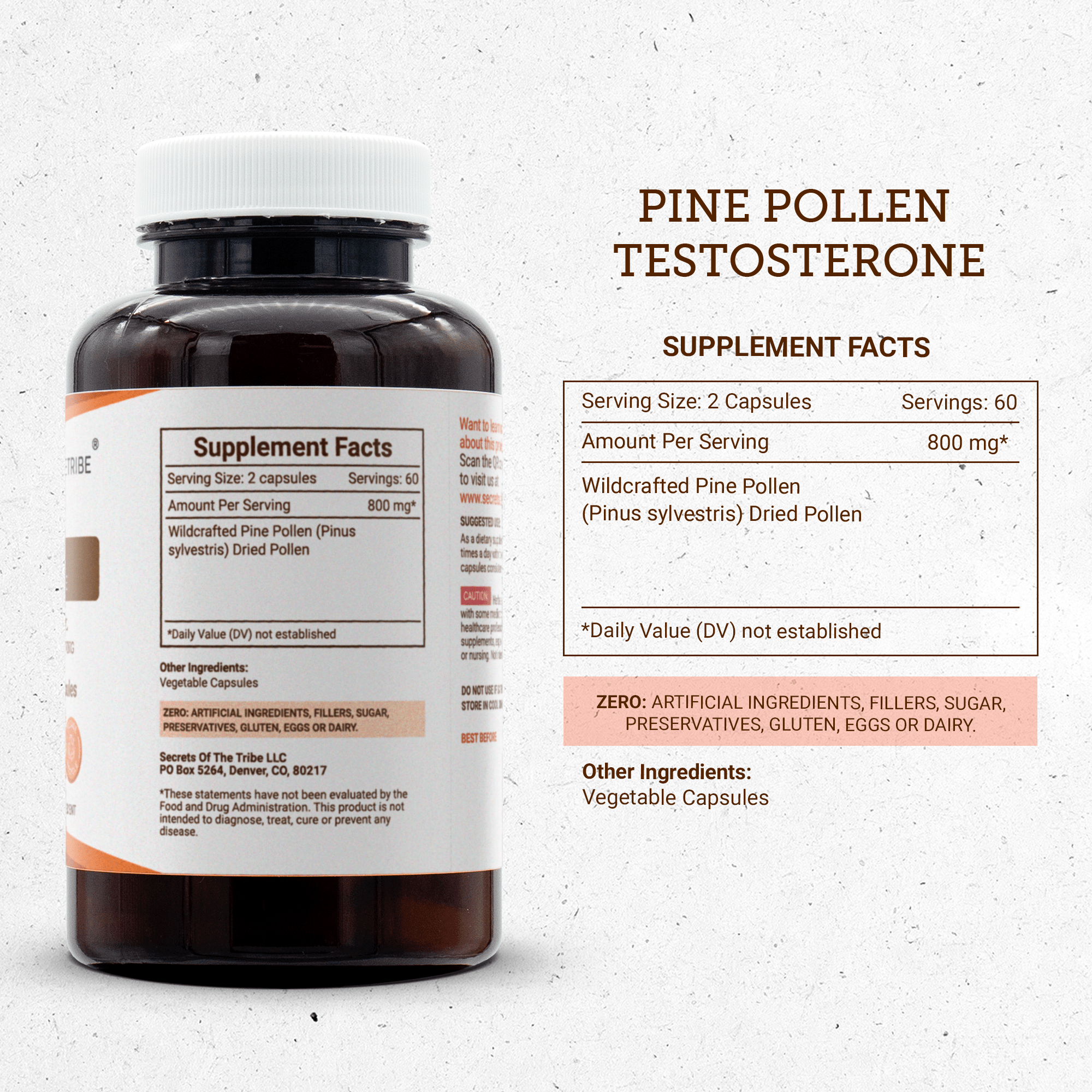 Pine Pollen Testosterone Capsules