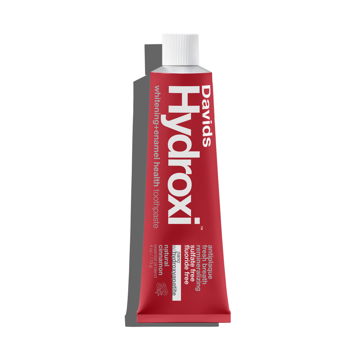 Davids Hydroxi™ whitening+enamel health nano hydroxyapatite premium toothpaste / cinnamon