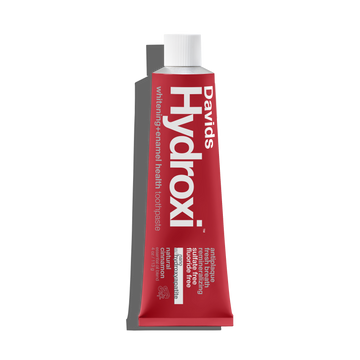 Davids Hydroxi™ whitening+enamel health nano hydroxyapatite premium toothpaste / cinnamon
