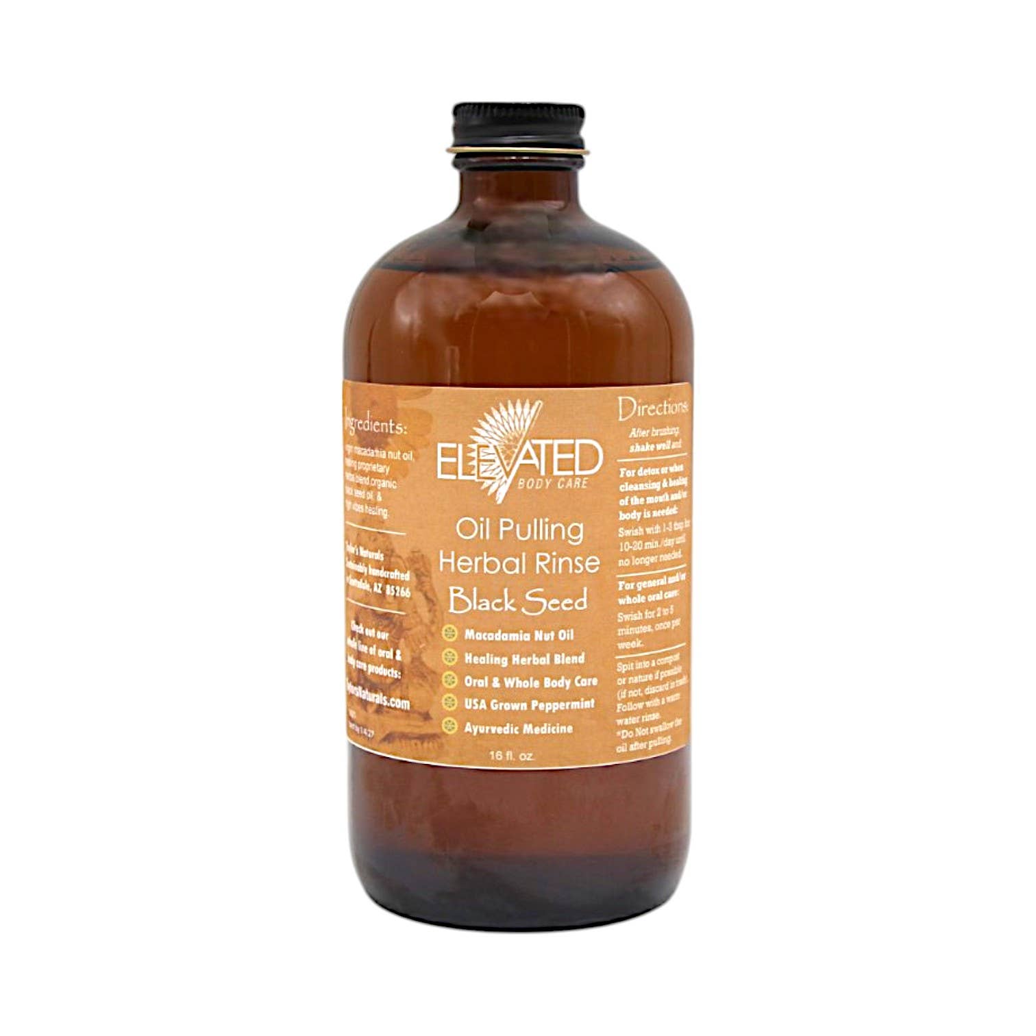 ELEVATED - Oil Pulling Herbal Rinse Ayurvedic Oral Care