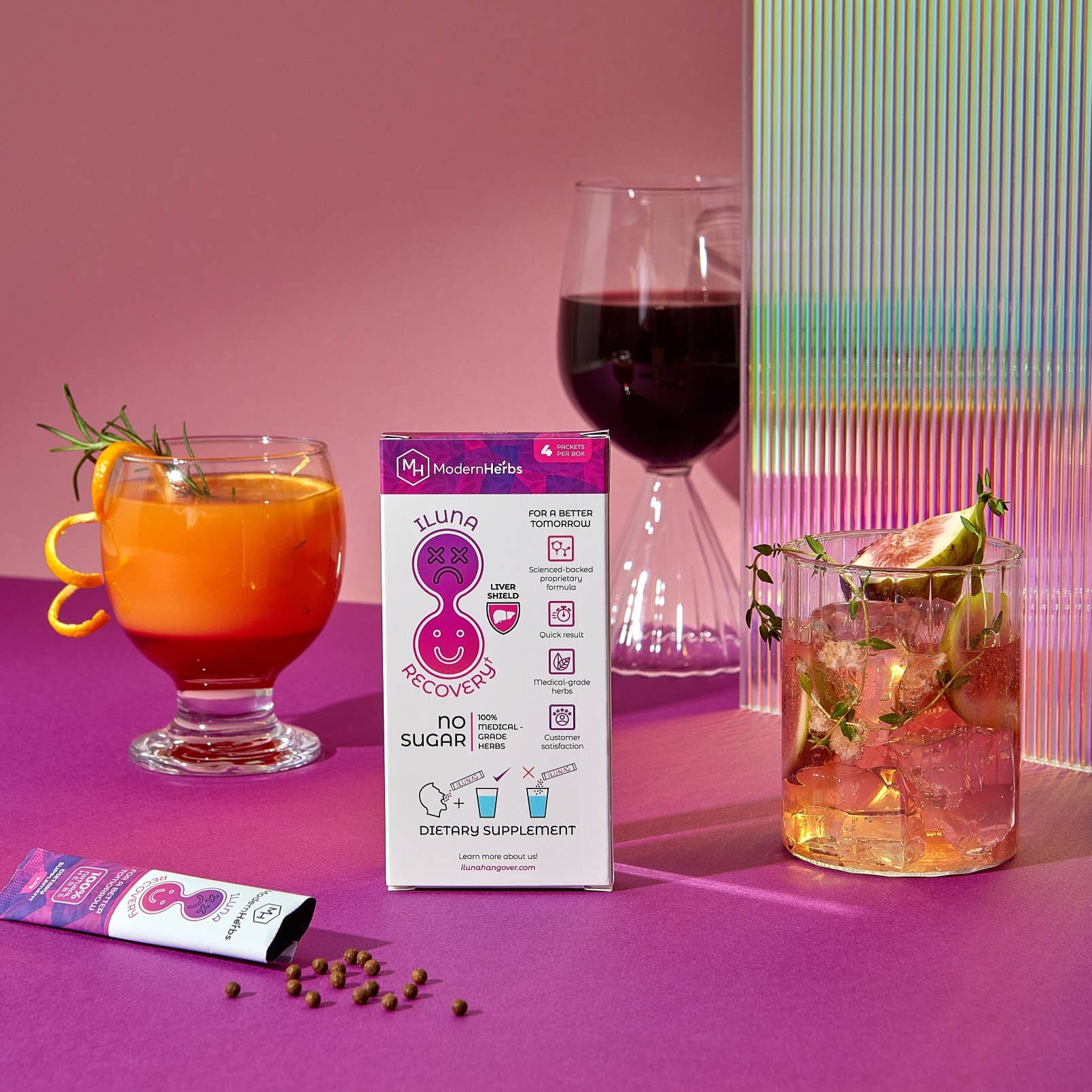 Herb-based Hangover Prevention | Relief  ILUNA (qt 4)
