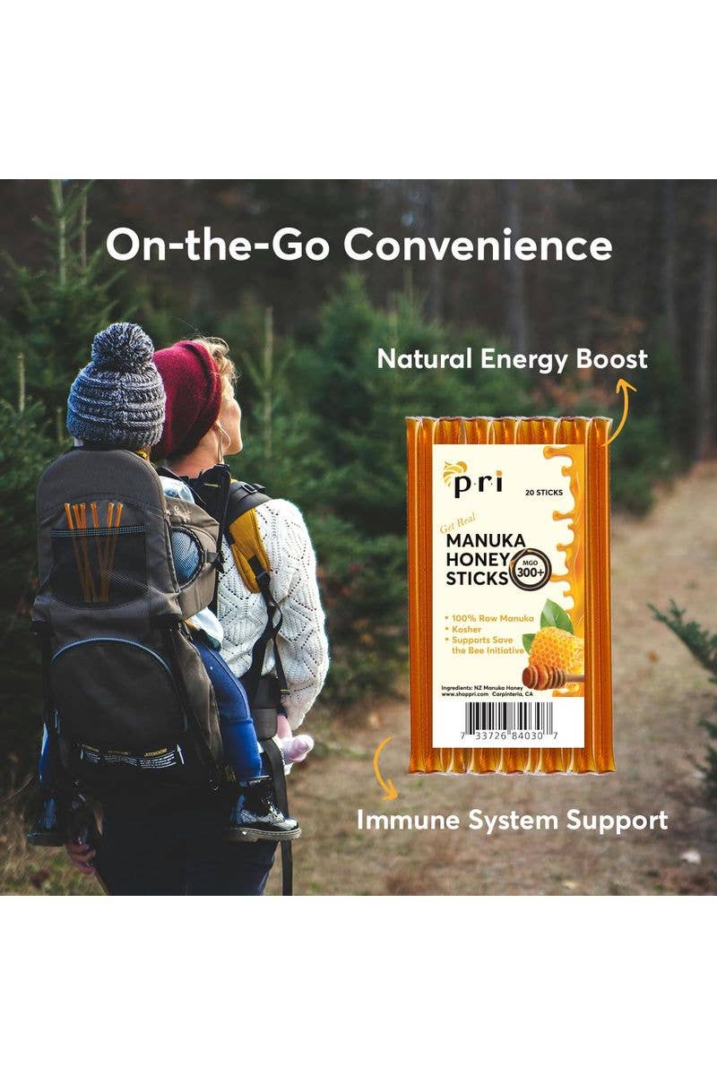 Manuka Honey Sticks MGO 300+  - 20ct