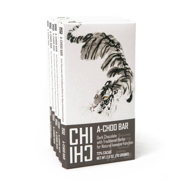 A-CHOO Bars Pack (10 bars total): Vegan Herbal Chocolate Bar