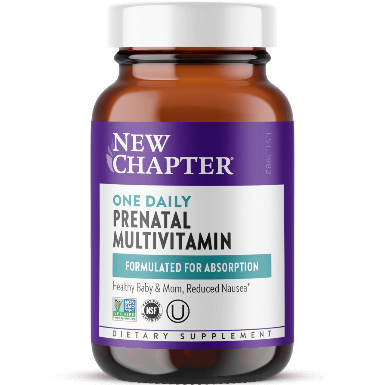 One Daily Prenatal Multivitamin, 30 Vegetarian Tablets