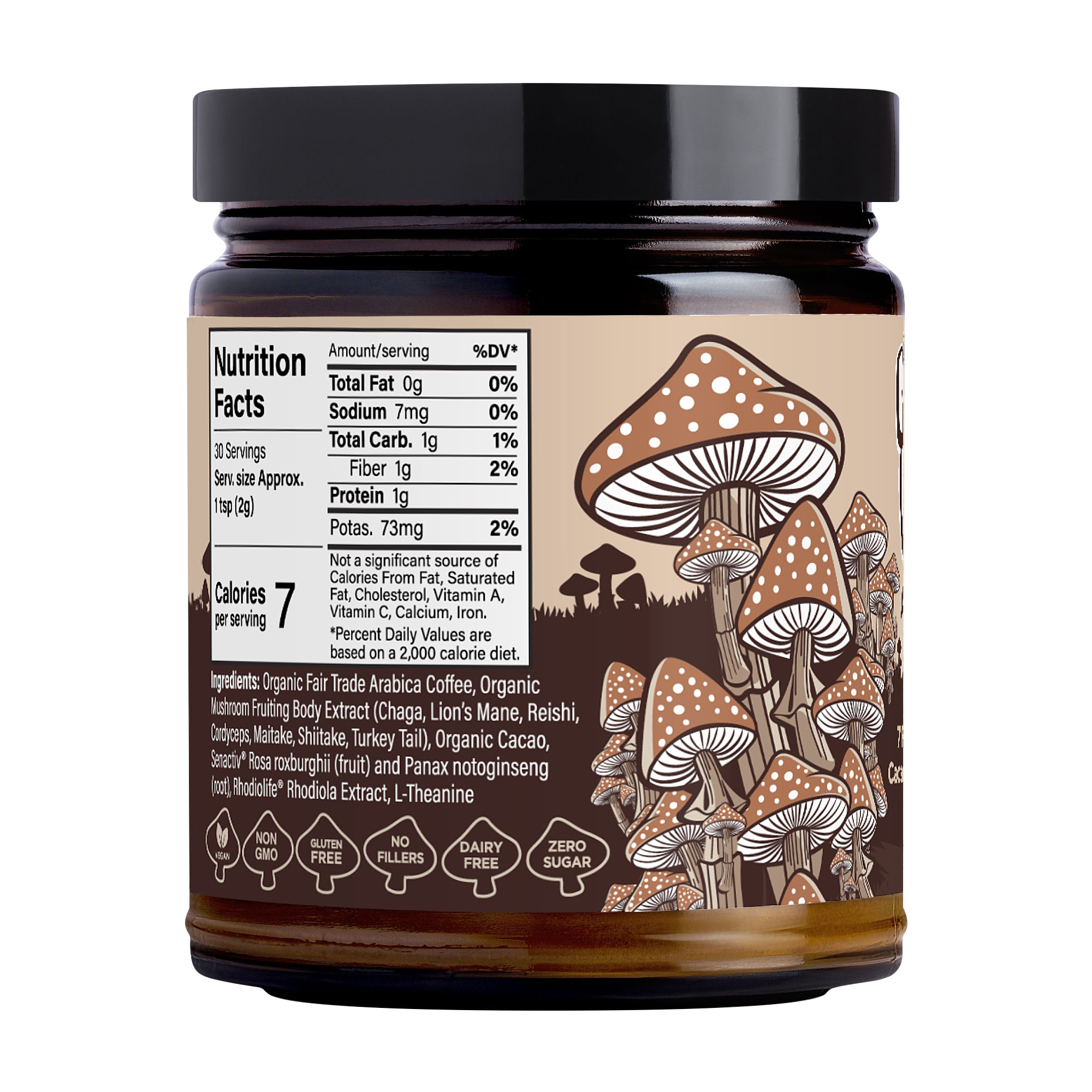 Mushroom Coffee | Instant | Adaptogenic | Coffee Alternative