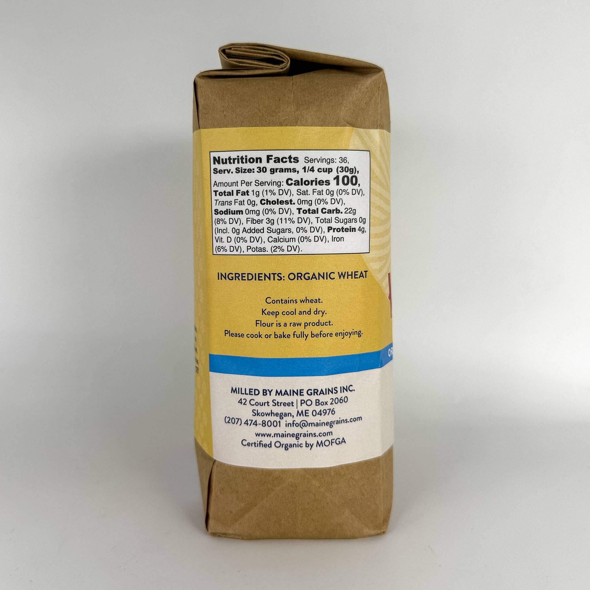 Organic Sifted Wheat Flour / 6x2.4#