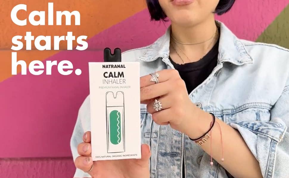 Natranal Organic Calm Nasal Aromatherapy Inhaler