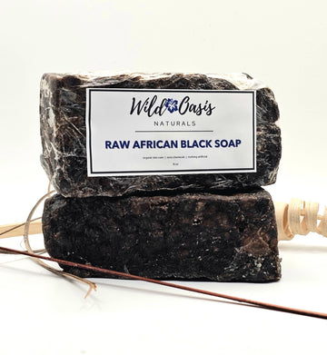 Raw Organic Black African Soap 8 oz