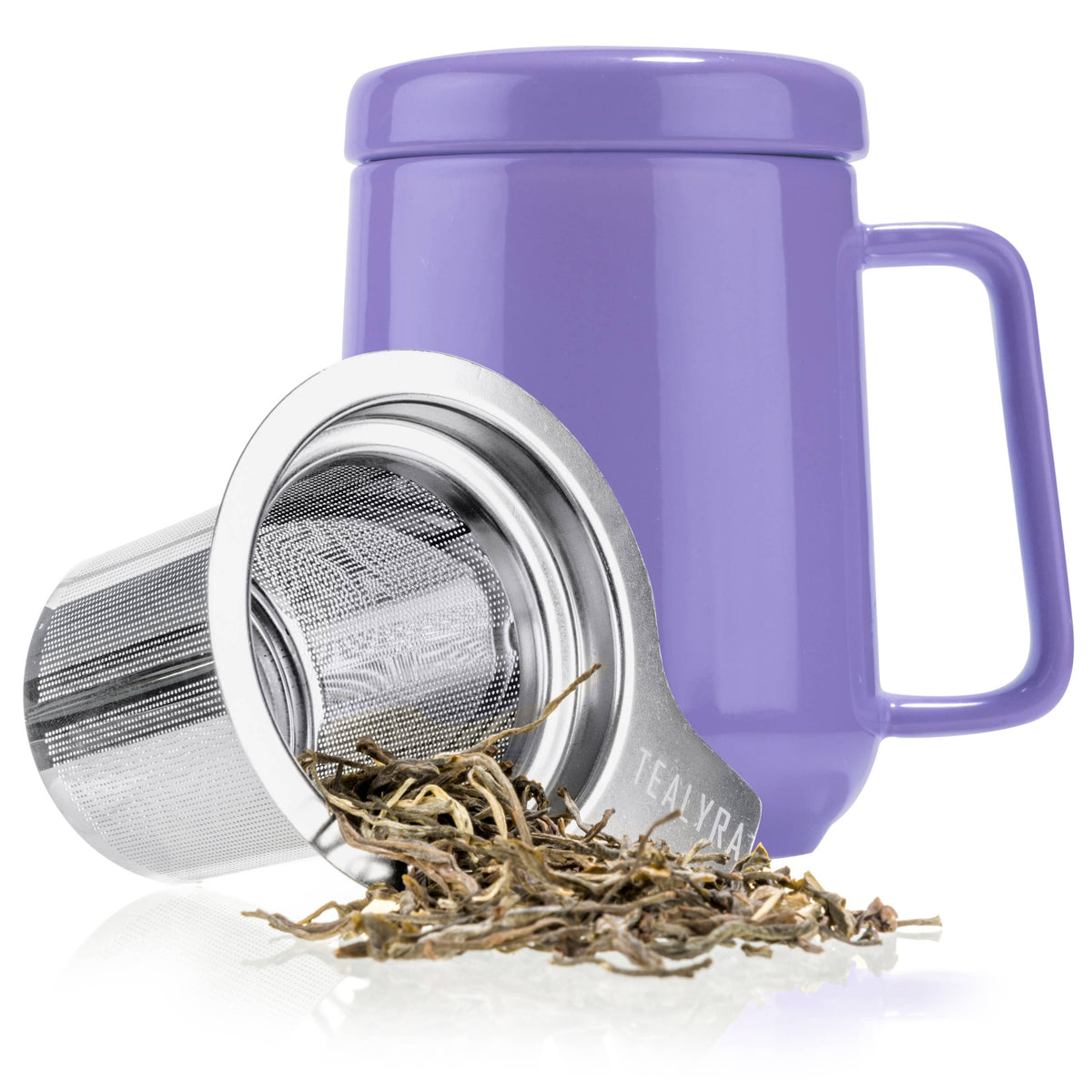 Peak Porcelain Ceramic Mug With Metal Infuser 19oz