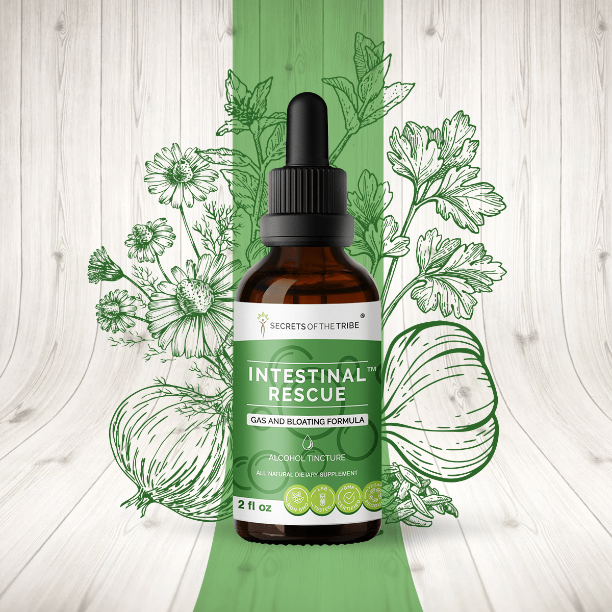Intestinal Rescue. Gas and Bloating Formula