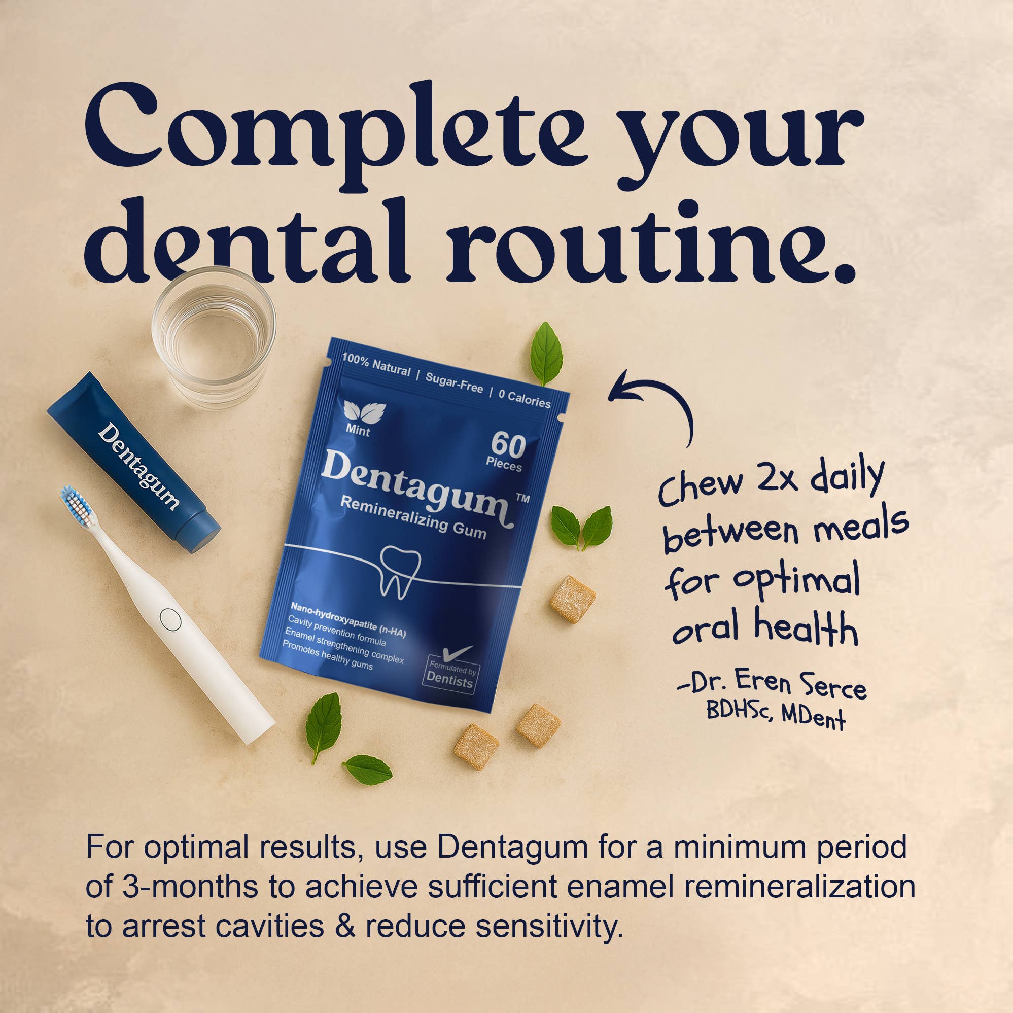 Dentagum Remineralising Gum - Mint
