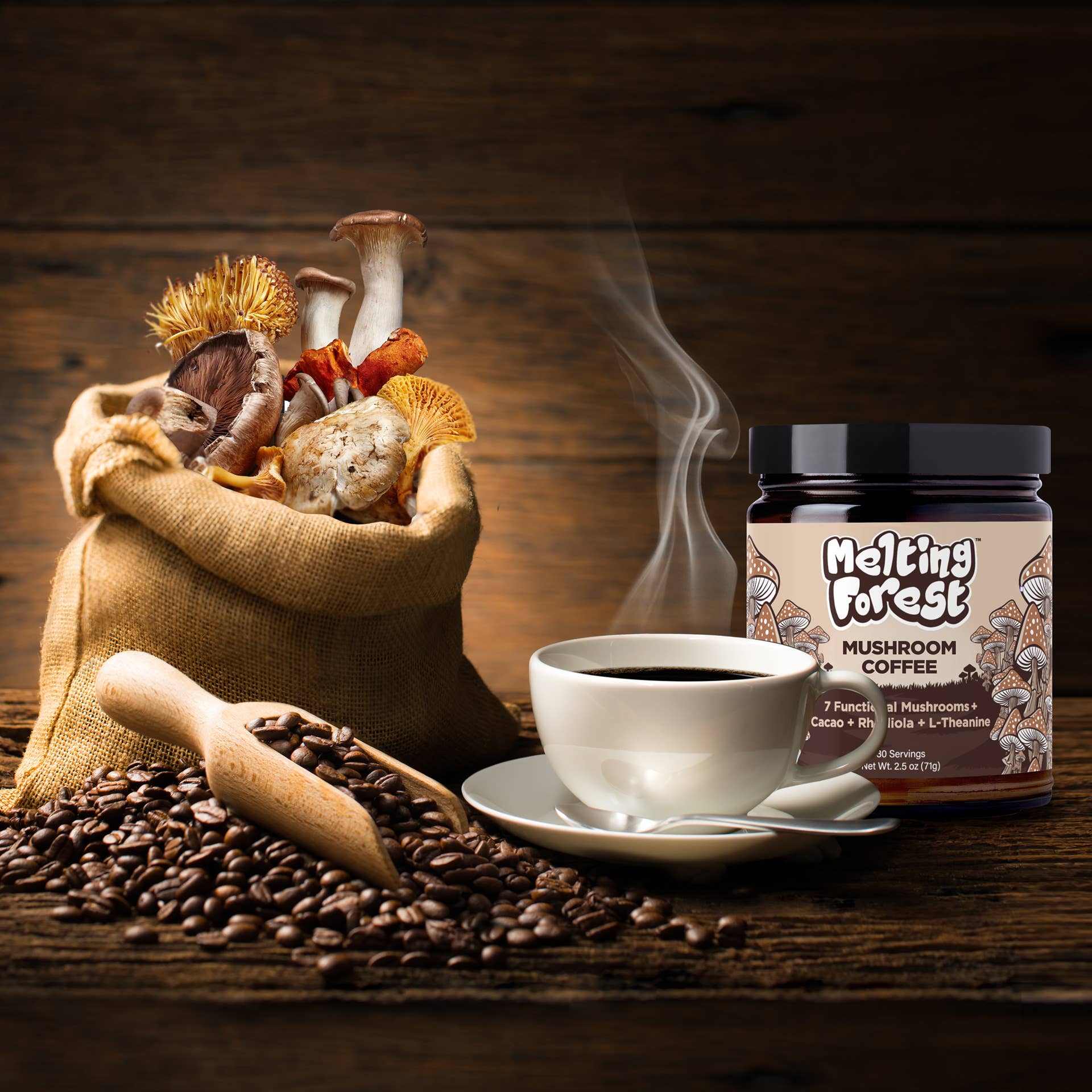 Mushroom Coffee | Instant | Adaptogenic | Coffee Alternative