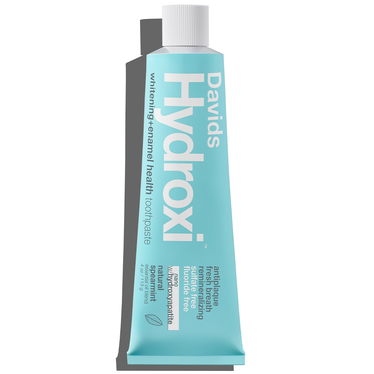Davids Hydroxi™ whitening+enamel health nano hydroxyapatite premium toothpaste / spearmint
