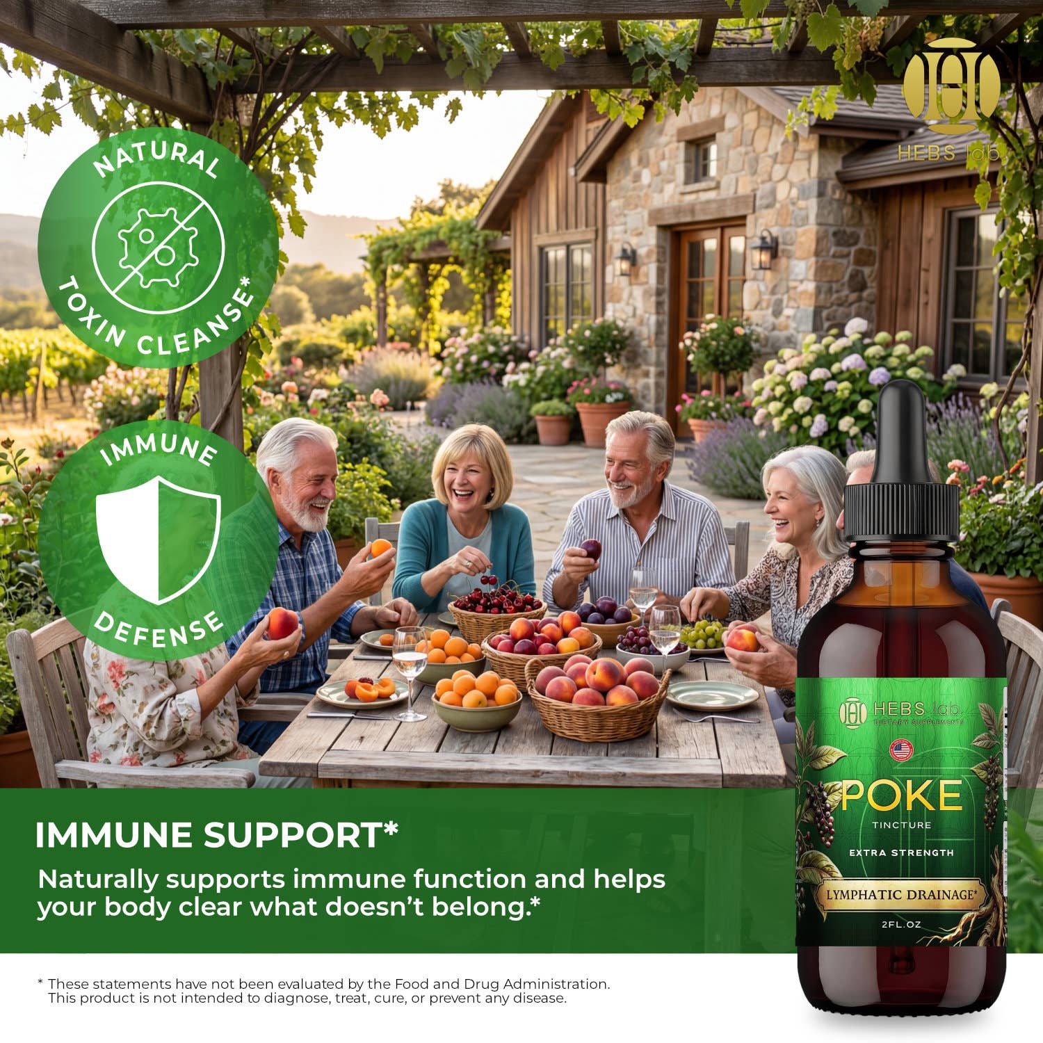 Poke Root Liquid Extract – Lymphatic Drainage Support