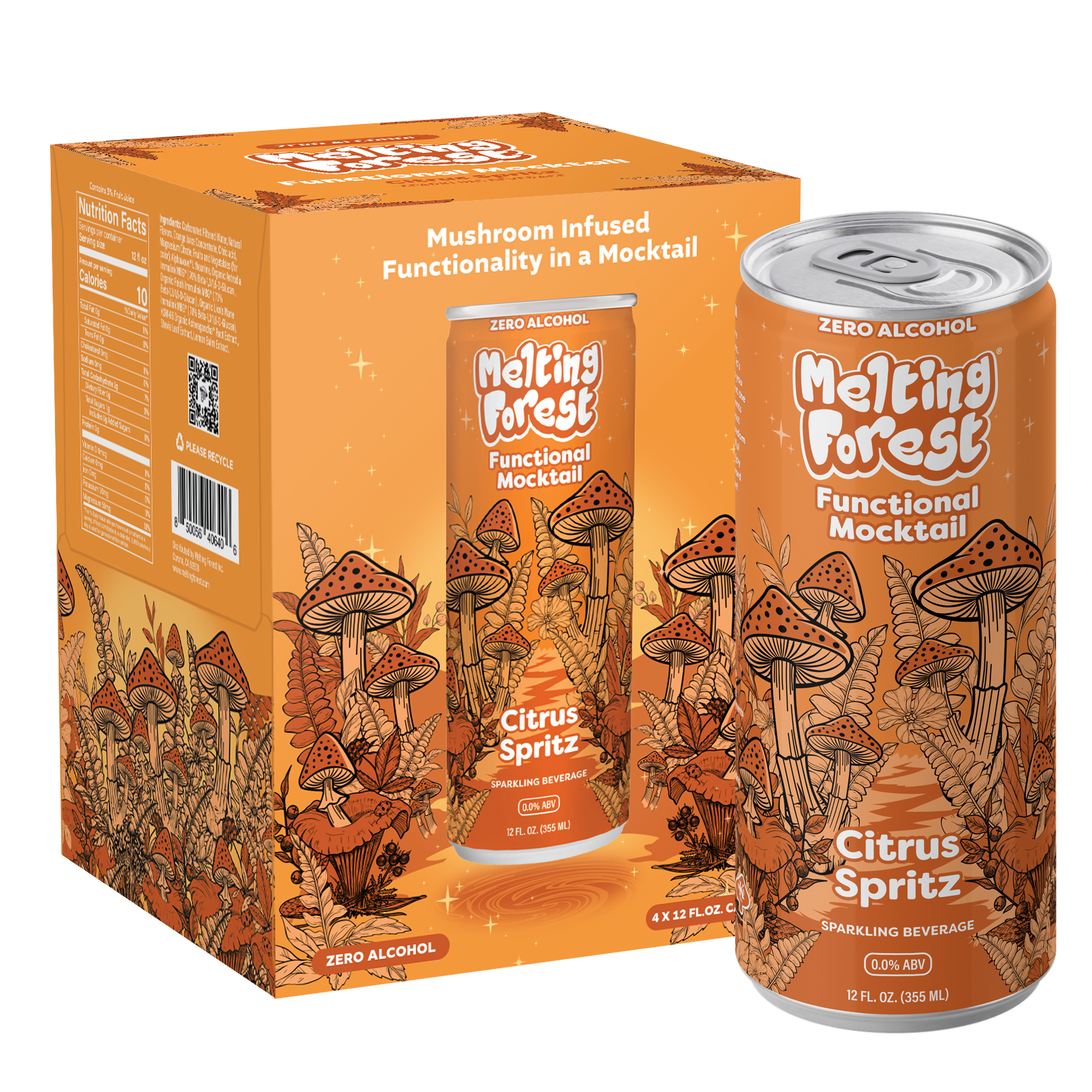 Functional Mocktail | Variety Pack | Mushroom | Non-Alc | 0%