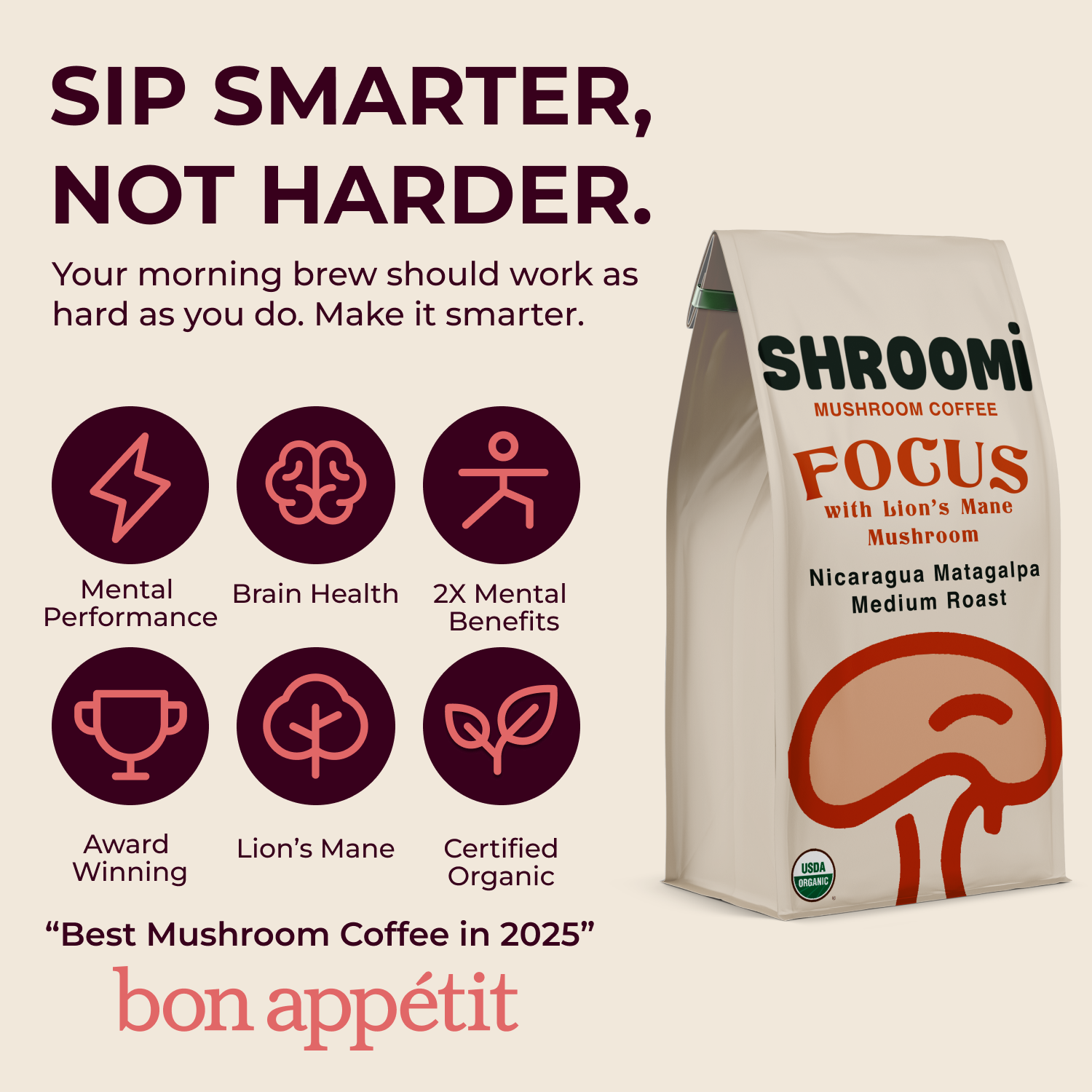SHROOMI Mental Performance Coffee - Light Roast Mexico