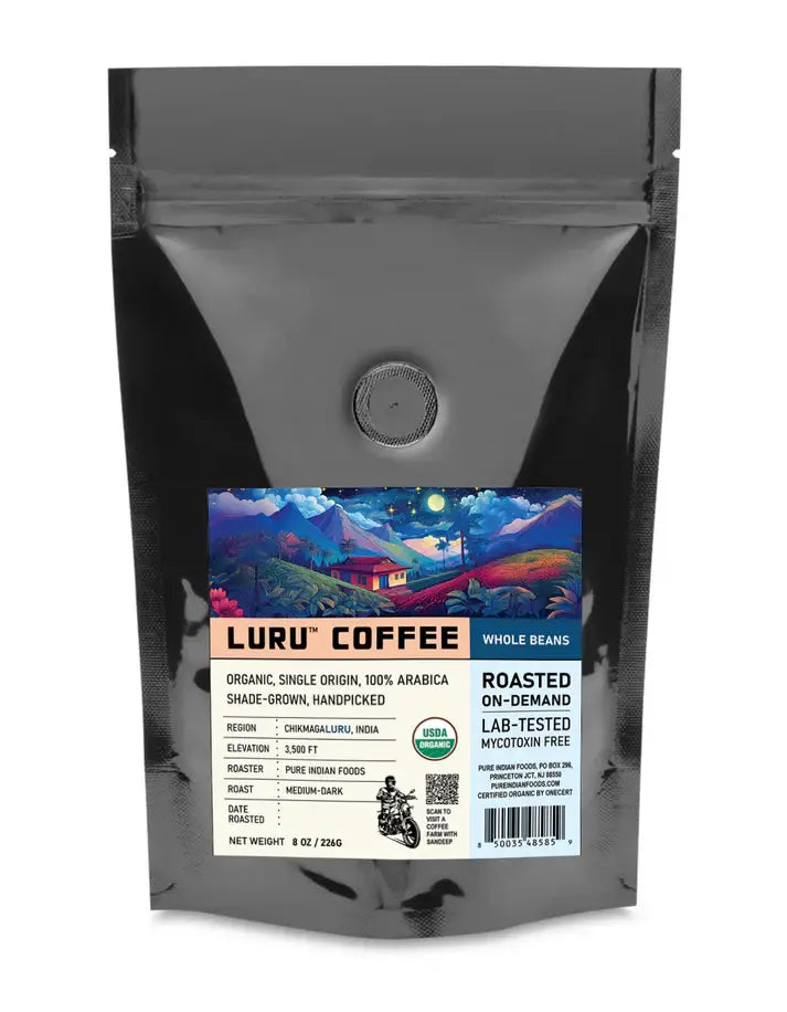LURU Coffee, Organic - 8 oz