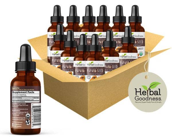 Papaya Seed Extract - Liquid 1oz -  Detox, Kidney & Digestion - Herbal Goodness