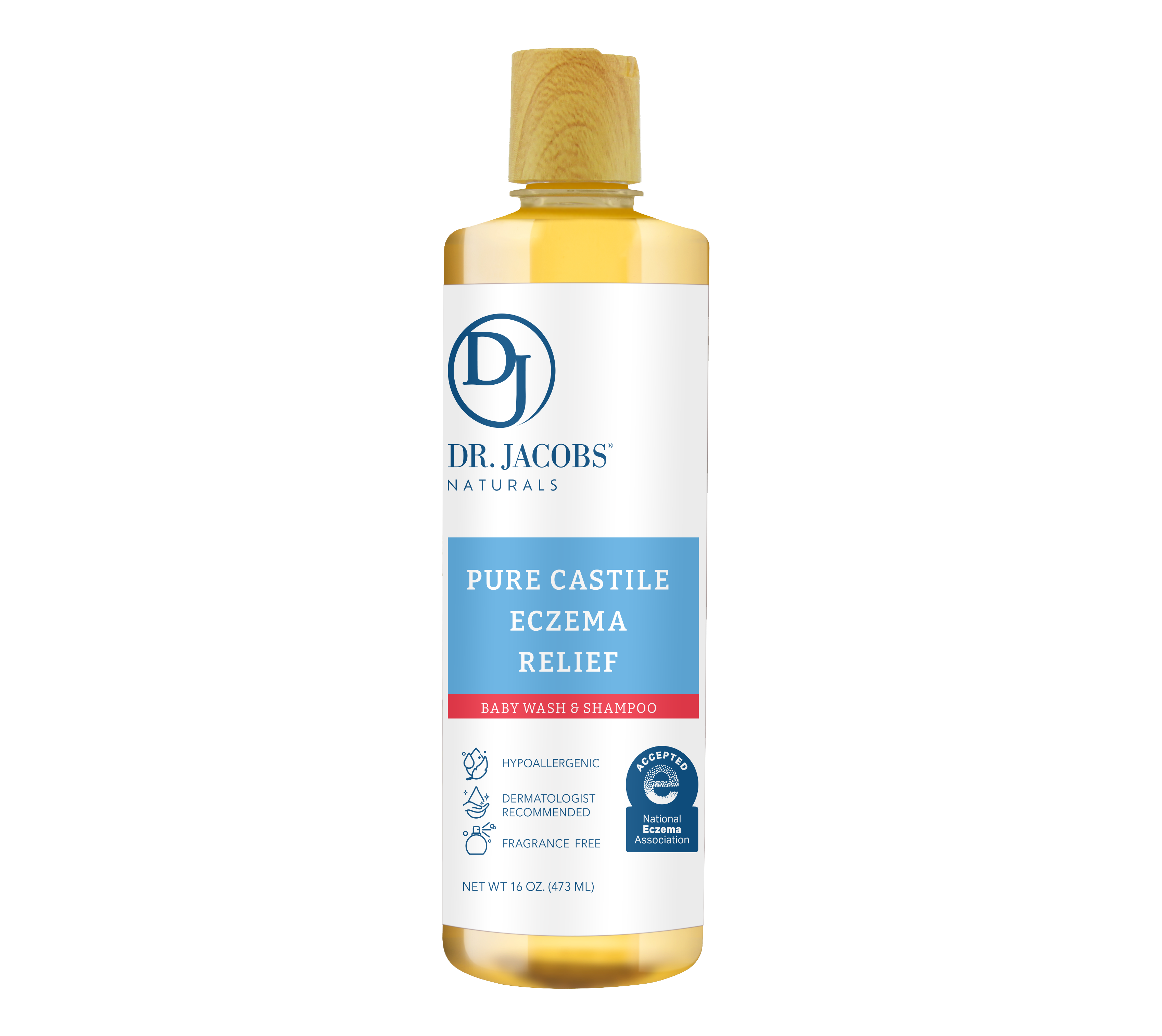 Pure Castile Eczema Relief 16 oz Soap
